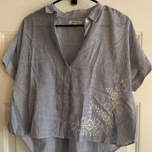 Madewell | Embroidered Shirt | M
